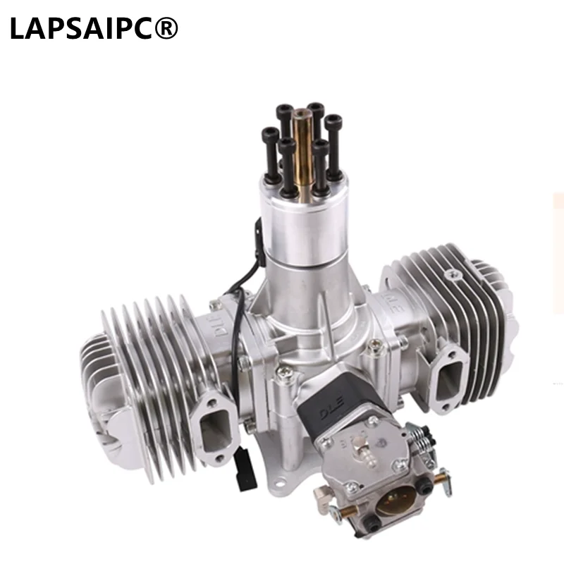 Lapsaipc DLE120 Gasoline Engine DLE120CC Dual-cylinder Two-stroke With Power Generation System 14V 180W 120CC DLE 120