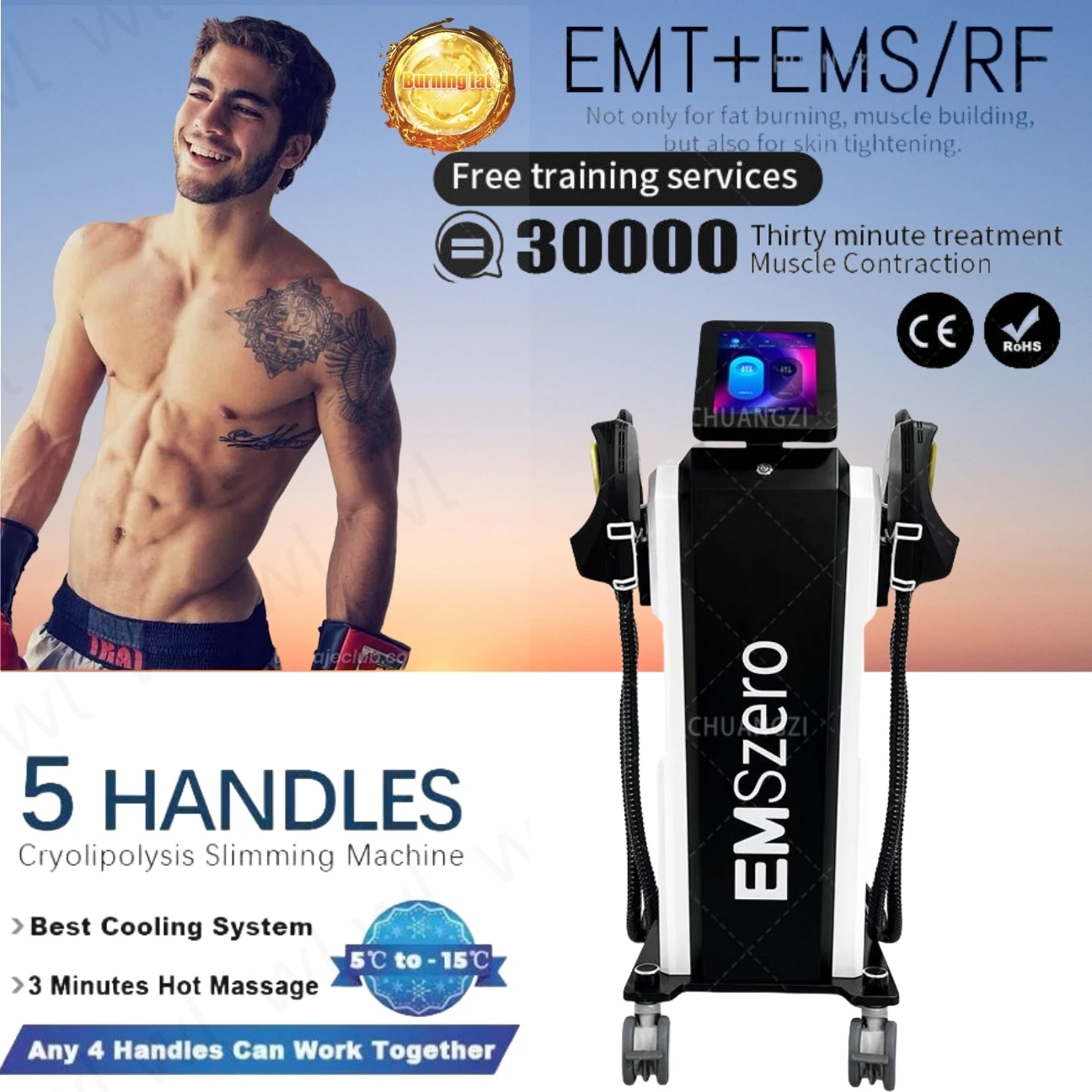 

Portable EMSzero-EMS Latest Muscle Stimulation Fat Removal Body Slimming Hip Shaping Machine EMS EMSzero Weight Loss Salon