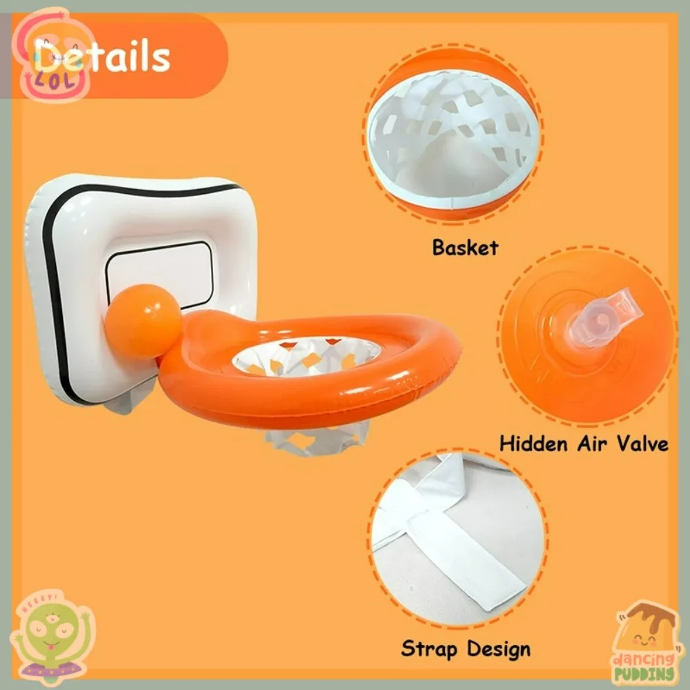 لعبة تعاونية صغيرة قابلة للنفخ كرة السلة هوب في الهواء الطلق داخلي رمي اللعب نفخ مضخة مضحك لعبة لعبة كرة السلة اللعب