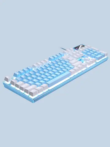 YINDIAO Keyboard Gaming Wired Laptop Desktops PC Computer Office Accessories Low Profile Gamer Keyboards With Numpad