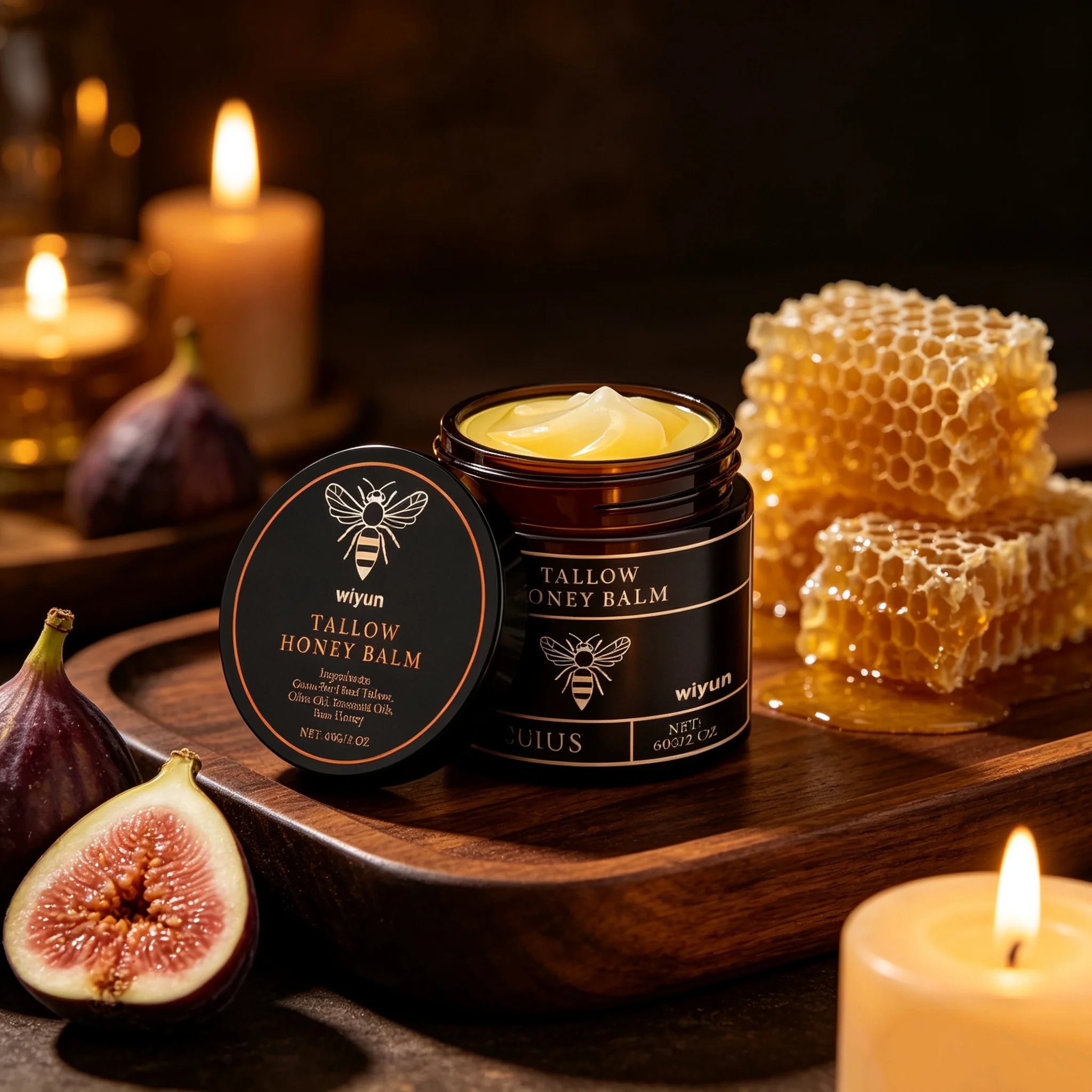 Tallow Honey Body Cream For Lightening Skin Improve Elasticity Nourish Reduce Dullness For Women And Man Face Body Moisturisers