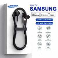 Original Type C Wired Headphones For Samsung Galaxy S23 S22 S21 Ultra Plus 3.5 MM Earbuds Earphones A54 A34 A53 A53 Accessories