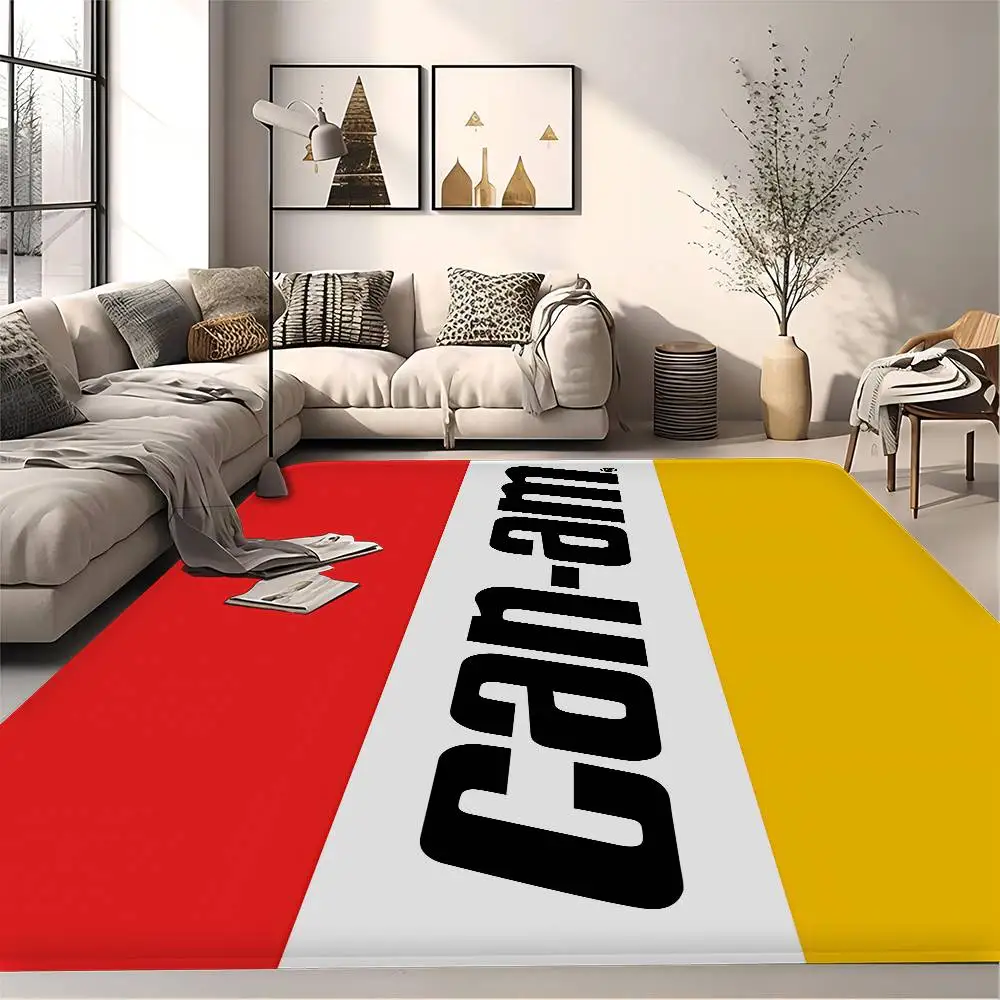 Can-Am Spyder Logo Room Mats Retro Multiple Choice Living Room Kitchen Rug Non-Slip Welcome Rug