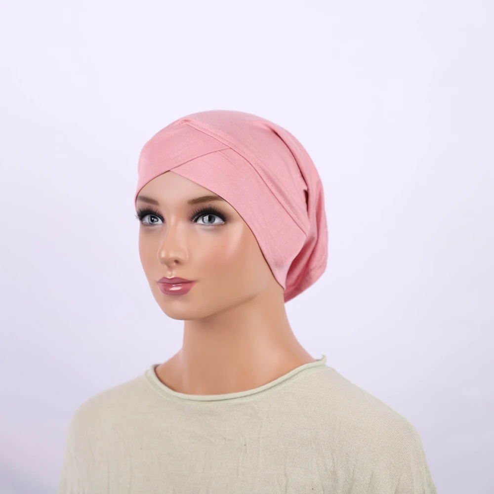 RIMAIRE Women\'s Muslim Hijabs Instant Hats Fashion Soft Turban Inner Caps Hat Classic Ladies Head Cover Hats Headscarf RIMAIRE