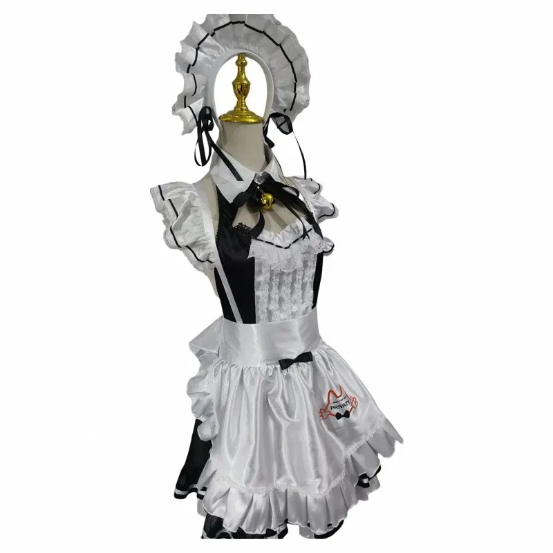 DY2025Diosa della Vittoria: Nikke Privaty Costume Cosplay Privaty Unkind Cameriera Vestito Parrucca Scarpe Lolita Scarpe Carnevale di Halloween Parte