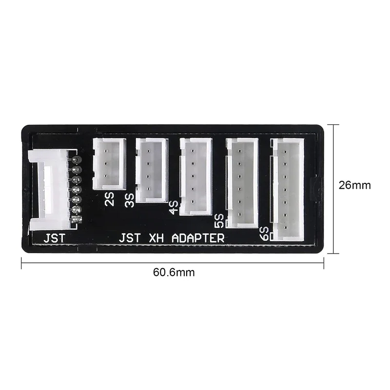 バッテリー充電バランスボード,拡張ボード,アダプターコンバーター,JST-XH 2-6s rc 6s,3個