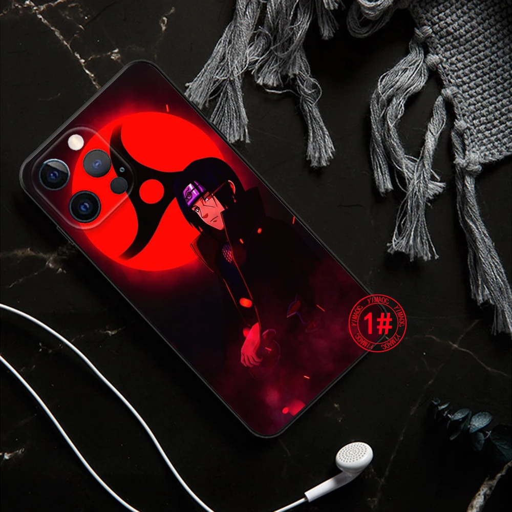 Мягкий силиконовый чехол для телефона uchiha madara с аниме для iPhone 15 14 Plus 13 12 11 X XS XR Pro Max Mini 8 7 Plus