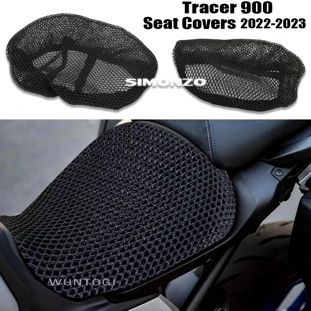 

Tracer 900 Motorcycle Seat Cover Seat Protect Cushion 3D Honeycomb Mesh Seat Cushion For Yamaha TRACER 900 2022-2023