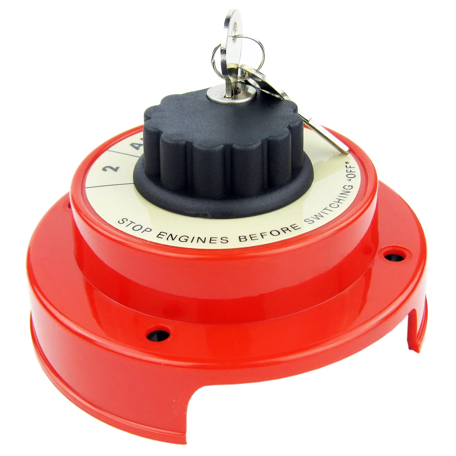 Marine Dual Battery Selector Switch Safety Shut Off Disconnect Switch With Lock