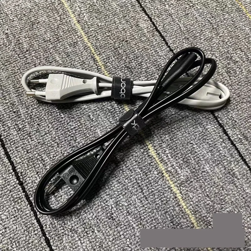 Original New EU power cord for Xiaomi Roborock S50 S55 Robot Vacuum Cleaner power cable line EU 2-pin AC plug to Figure 8