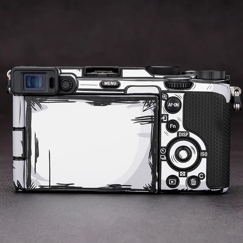 Stylized Decal Skin For Sony ZV-E10 ZVE10 Camera Sticker Vinyl Wrap Anti-Scratch Protective Film Protector Coat Alpha ZV E10