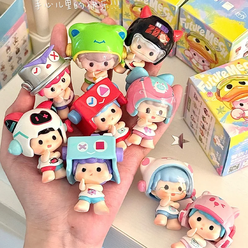 

Zozo Gaishi Meng Series Mini Blind Box Collectible Figurine Trendy Mecha Molecu Toys Cute Creative Desktop Ornaments Gift