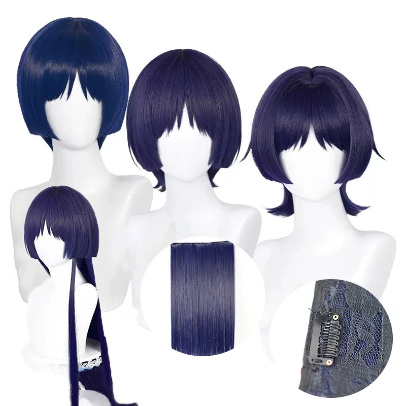 

Wig Cosplay Game Genshin Impact Scaramouche Wig Cosplay Wanderer Sintetis Tahan Panas Gaya Pra Gaya