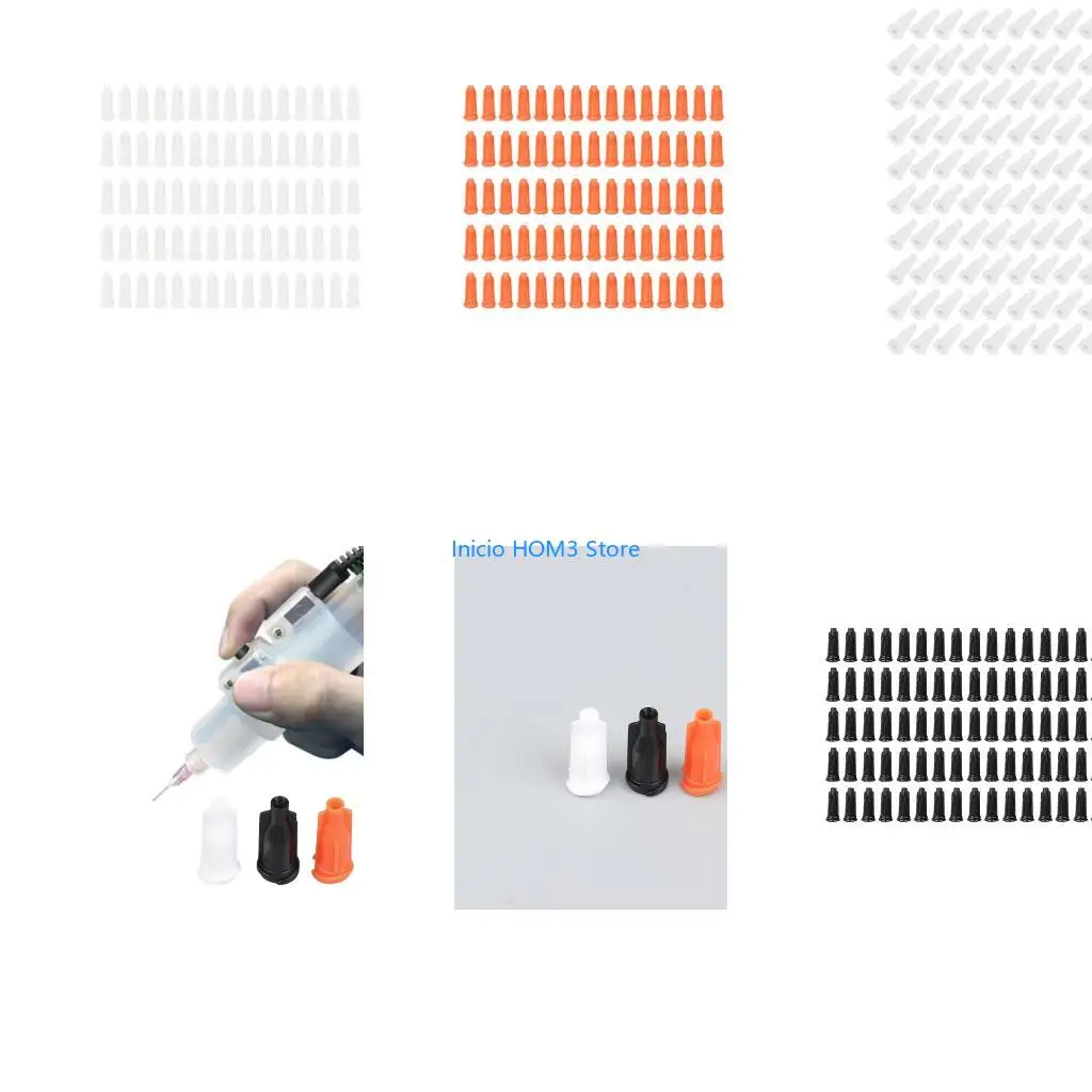 A5YD 100Pieces High Quality Dispensing Plugs With Leak Proof Design For Bulk Adhesive Applications In Professional Workshops And