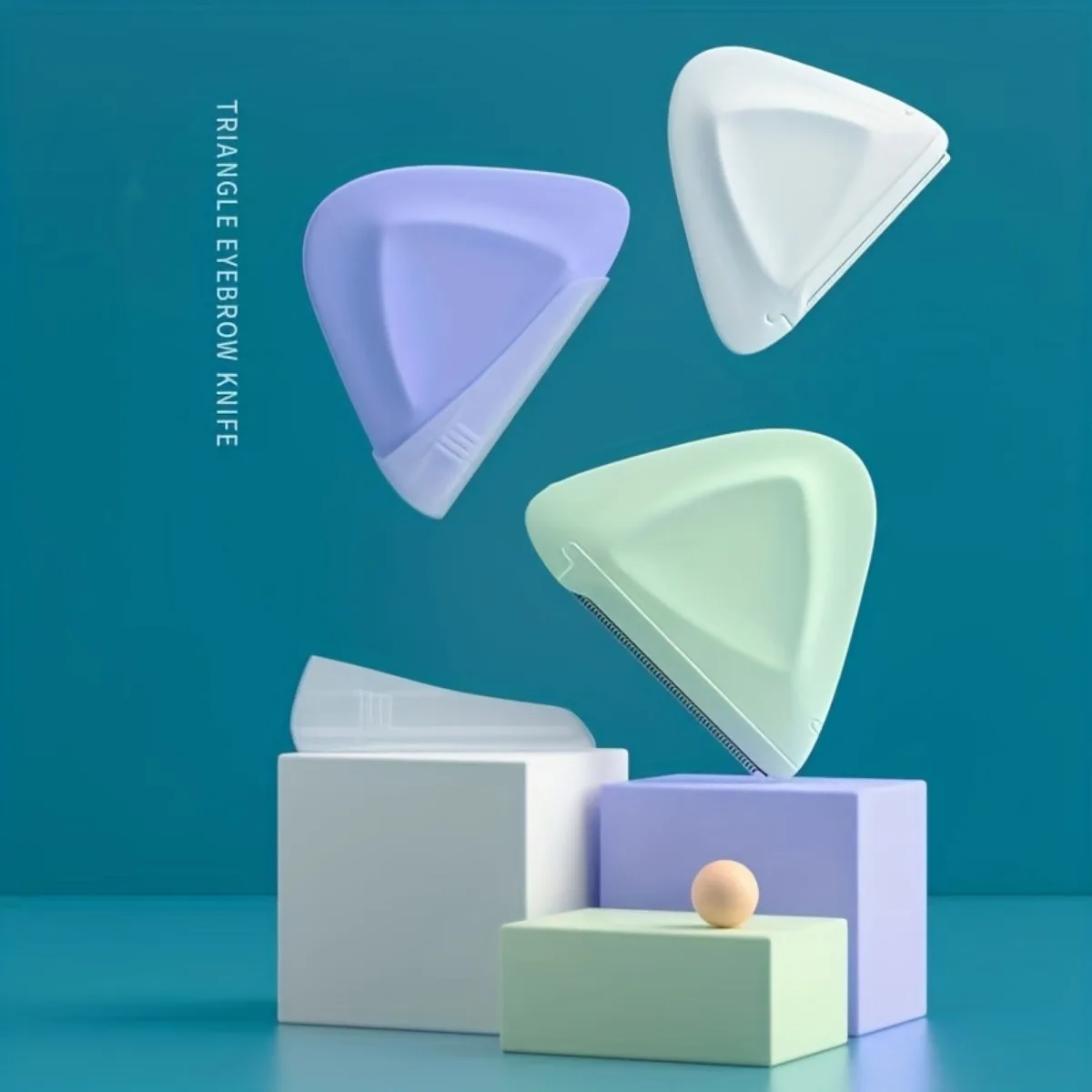 Trymer do brwi Trójkątny przenośny bezpieczny skrobak do brwi Specjalny trymer do brwi Ostrze do brwi Narzędzie kosmetyczne