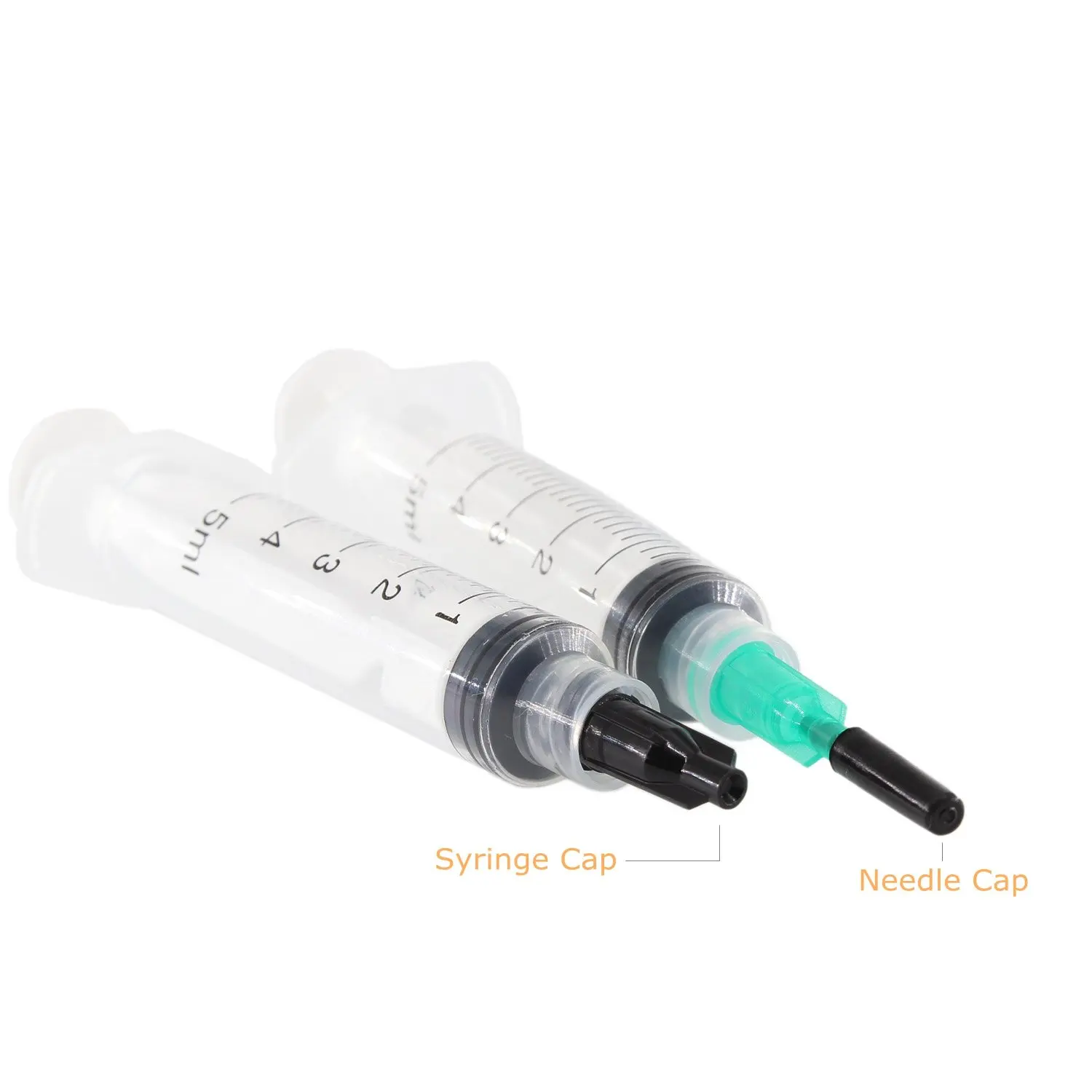 Plastic Syringes Set 14ga-23ga Blunt Tip Needle with Caps Luers Slip Syringe Glue Applicator Multi-functional