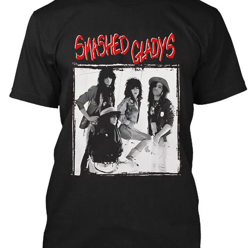 

New Popular Smashed Gladys American Retro Vintage Art Logo T Shirt Size S 4Xl