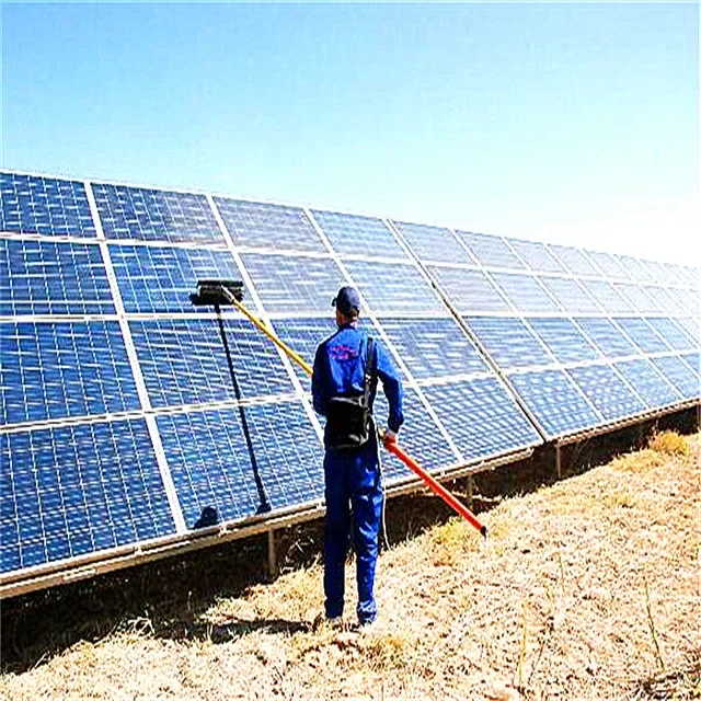 Factory Support telescopic pole brush Solar Tools Photovoltaic Panel Cleaning Machine