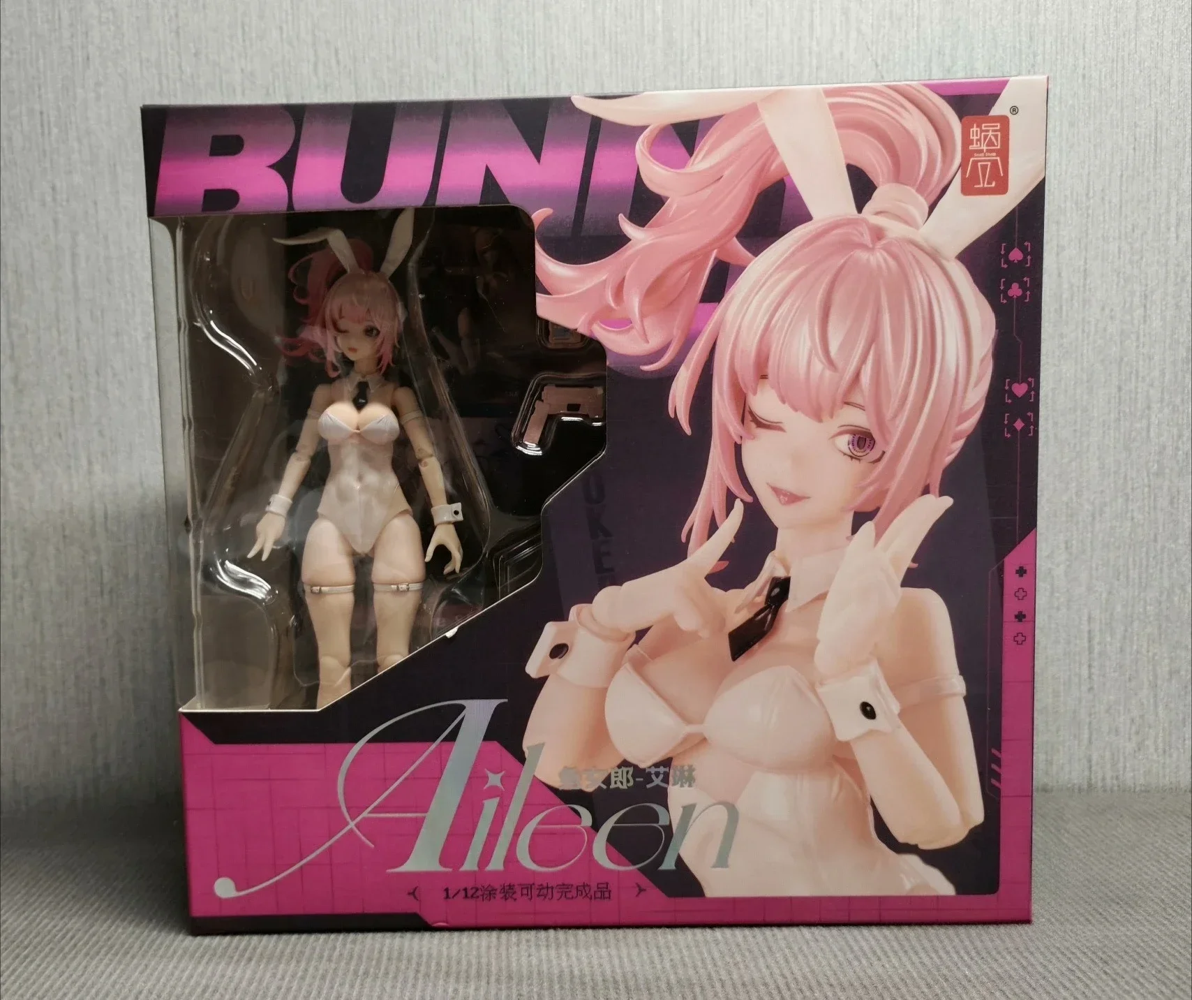 In Stock, Snail Shell Irene + Tornado Rabbit 1/12 Can Be Used for Mobile Figures, Toy Collection Gifts