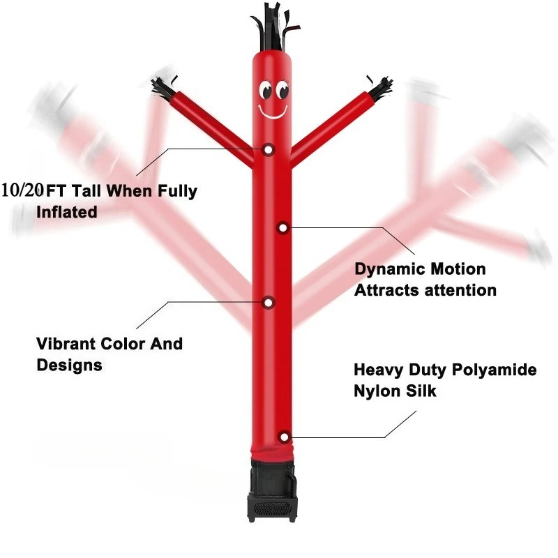 

Надувной человечек-танцор (10/20 футов), воздушный аттракцион — идеальная рекламная акция