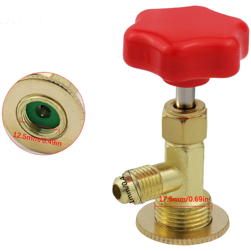 R22 R134a R410a Compatible Refrigerant Can Tap Valve for Car AC Maintenance and Home Air Conditioner Servicing