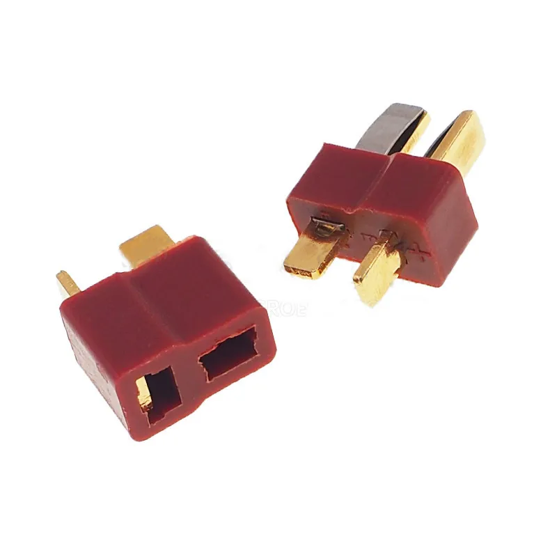 10/20 unidades/conjuntos conectores t plug estilo macho fêmea conectores compatíveis com rc carro fpv barco lipo bateria ecs