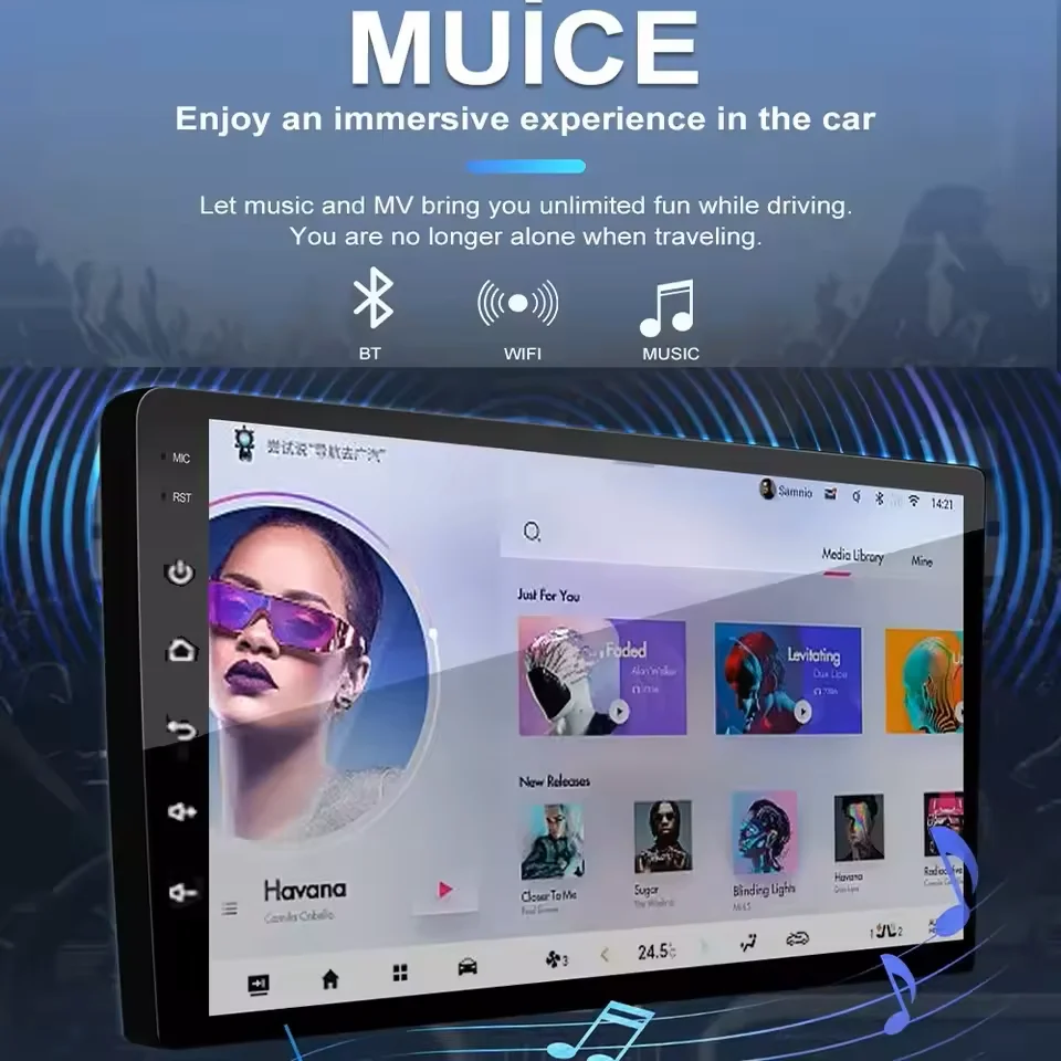 راديو السيارة Carplay لهوندا سيفيك 9 FK FB 2012-2017 الملاحة نظام تحديد المواقع أندرويد 15 السيارات ستيريو مشغل وسائط متعددة 5G واي فاي فيديو No 2di