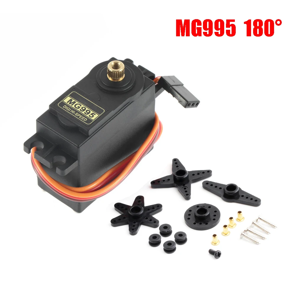 1/2/4/6/10 Stück 13 kg 15 kg Kunststoffservo MG995 MG996 Servo Kunststoffgetriebemotor für Roboterarm Auto RC Hubschrauber für Arduino Roboter – Detail 4