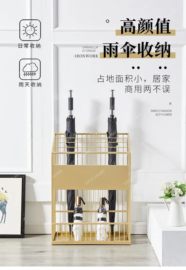 LOGO can be customized Hotel lobby Commercial length Umbrella bucket Umbrella storage rack Shelf