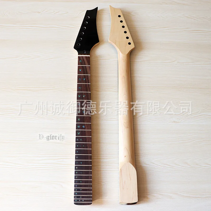 6 string 22 single swing electric guitar pointe neck Matte star guitar handle electric guitar accessories assembly refit DIY