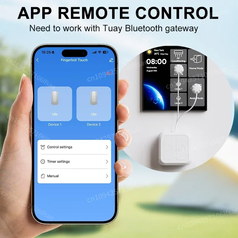 

NEW Tuya Bluetooth Touch Finger robot Rechargeable Smart remote control timing screen clicker Support Alexa Google Home Voice