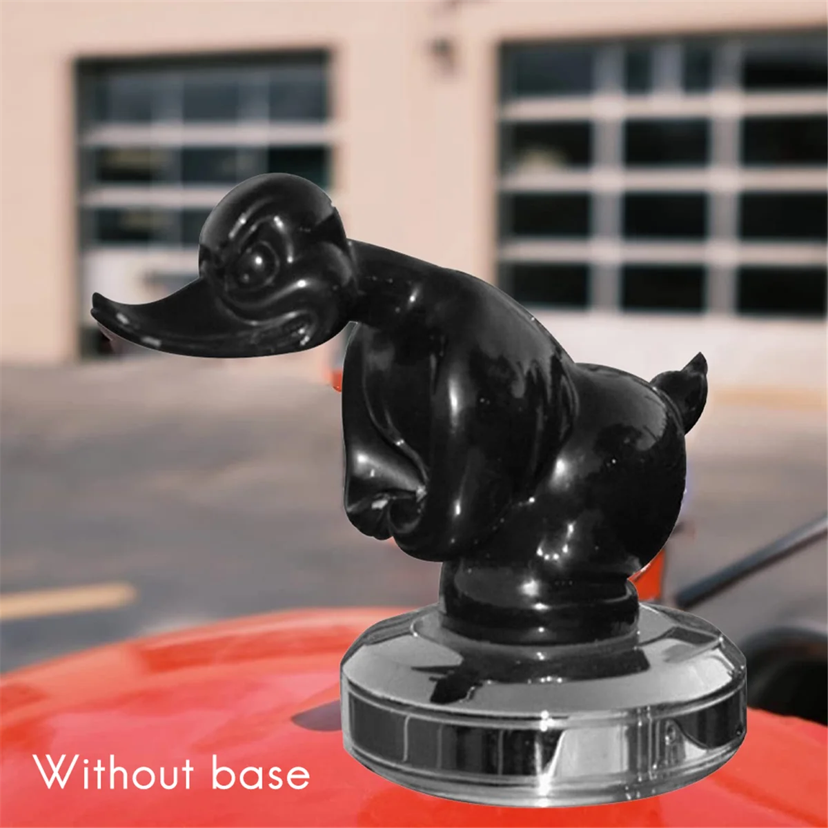 Angry Rubber Duck Hood Ornament, Car Emblem Convoy Hood Ornaments for Trucks, Cool Duck Ornament Car Emblem