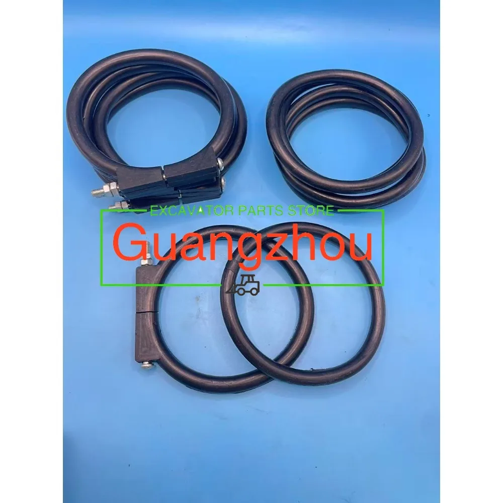 New Excavator Bucket Shaft Bucket Pin Dust-proof Ring Leak Proof Grease Elastic Sealing Rubber Polyurethane Wear-resistant