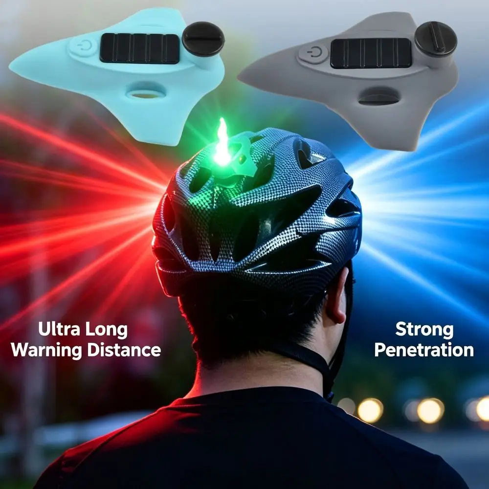 7 Gears Adjustment Motorcycle Helmet Light Dustproof Design Type-C Bicycle Helmet Light Waterproof Personality