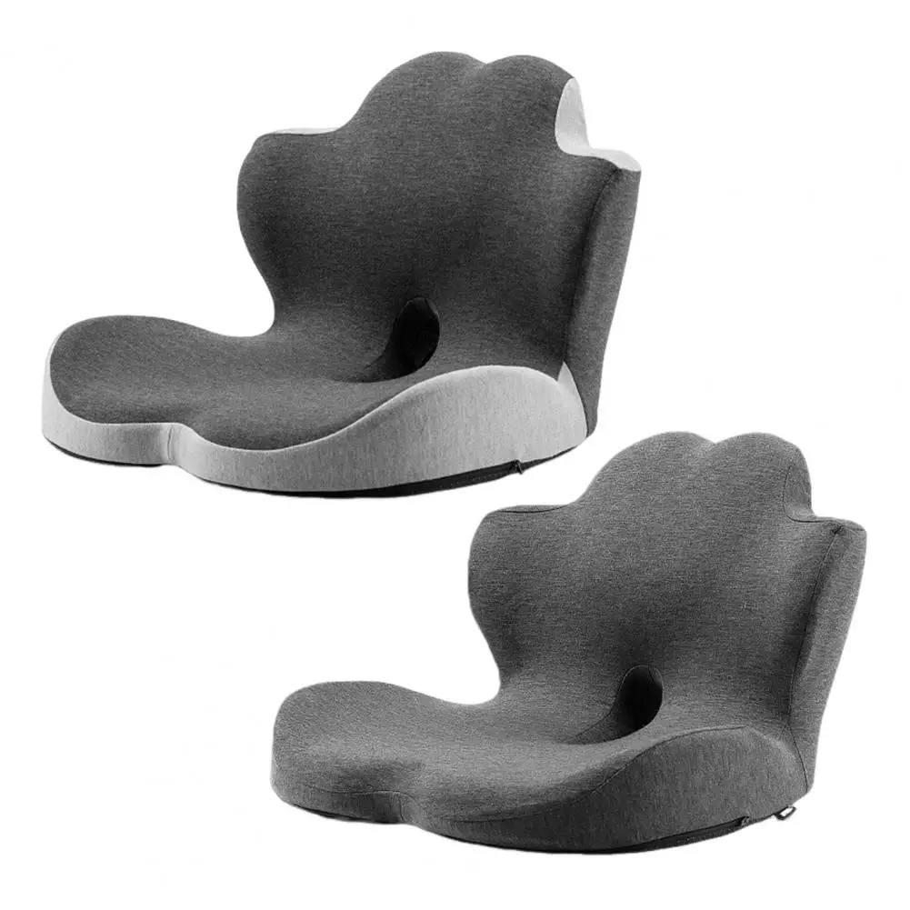 Memory-Schaum Bürostuhl-Kissen Rückenlehne Ergonomisches Sitzkissen zur Stresslinderung Lendenwirbelstütze für Auto und Büro – Detail 15