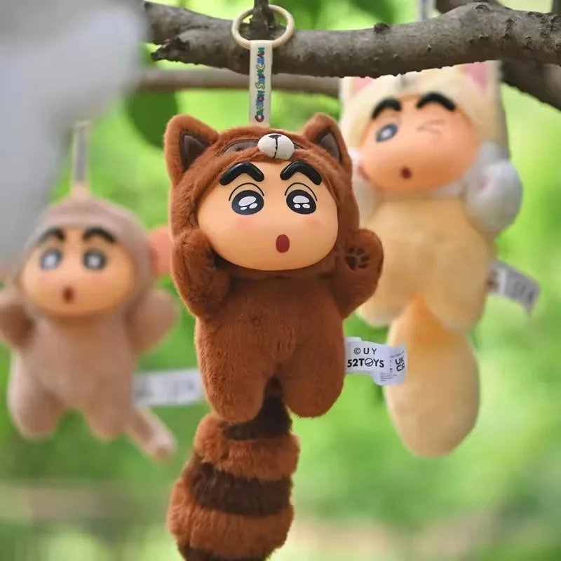 52toys Crayon Shin-Chan Grote Staarten Pluche Vinyl Blind Box Bag Charm Desktop Decoratie Leuke Figuur Pop Verrassing Kinderen geschenken