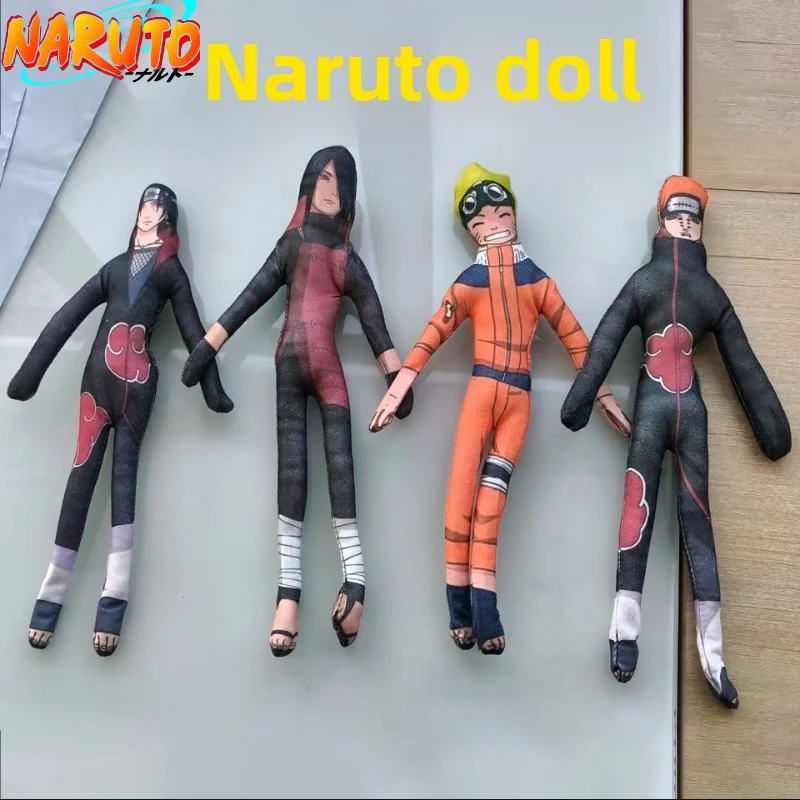 Anime Naruto Uchiha Itachi Sasuke Hatake Kakashi lindo dibujo creativo articulado muñeca móvil decoración ornamento juguete para niños