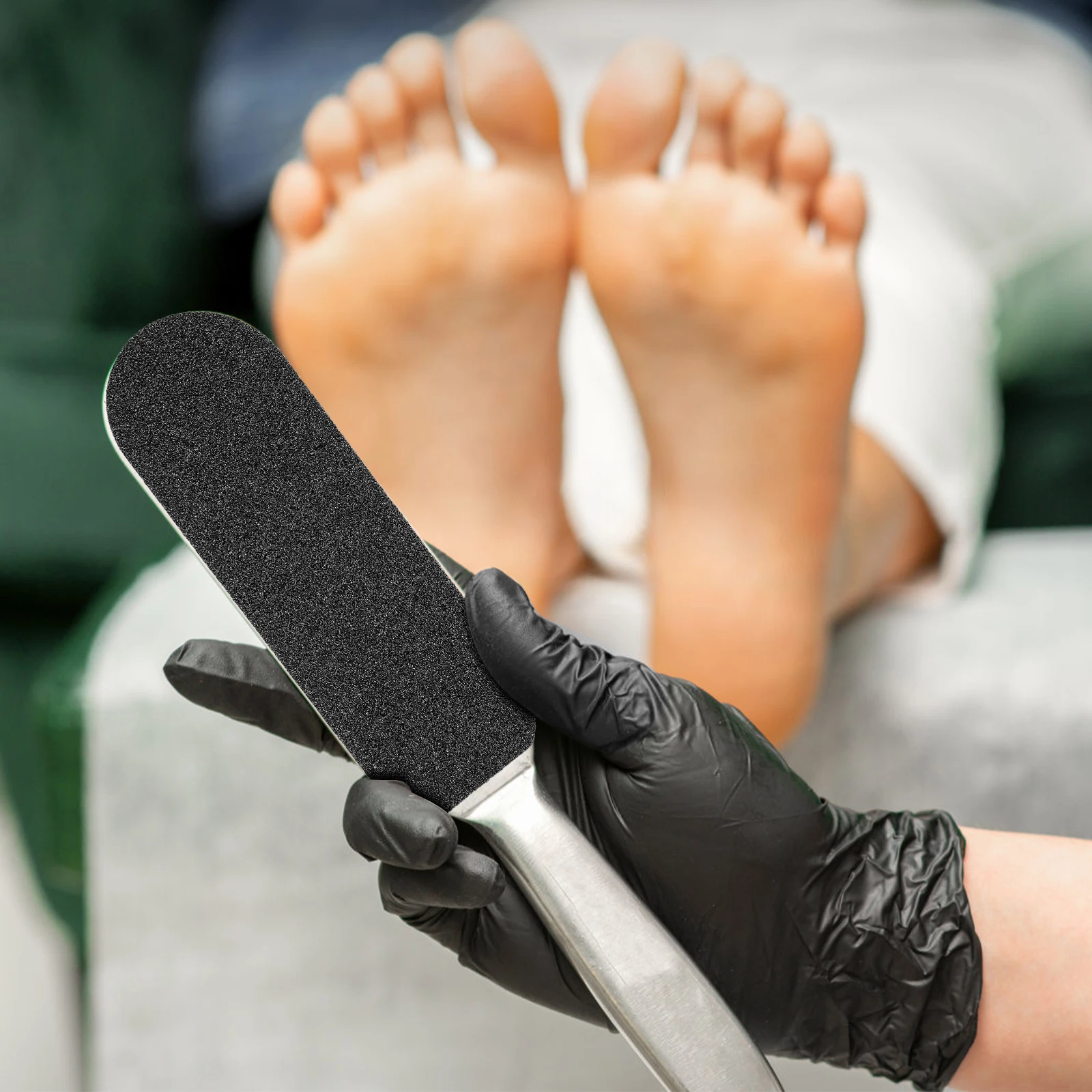 

20Pcs Foot File Replacement Sandpaper Pads Self Adhesive Coarse Fine Grit Strips Foot Care File Tool Refill Pad