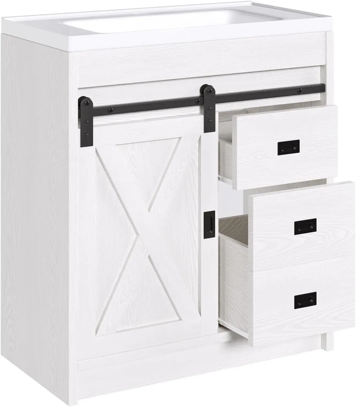 Farmhouse Vanity with Sink 6
