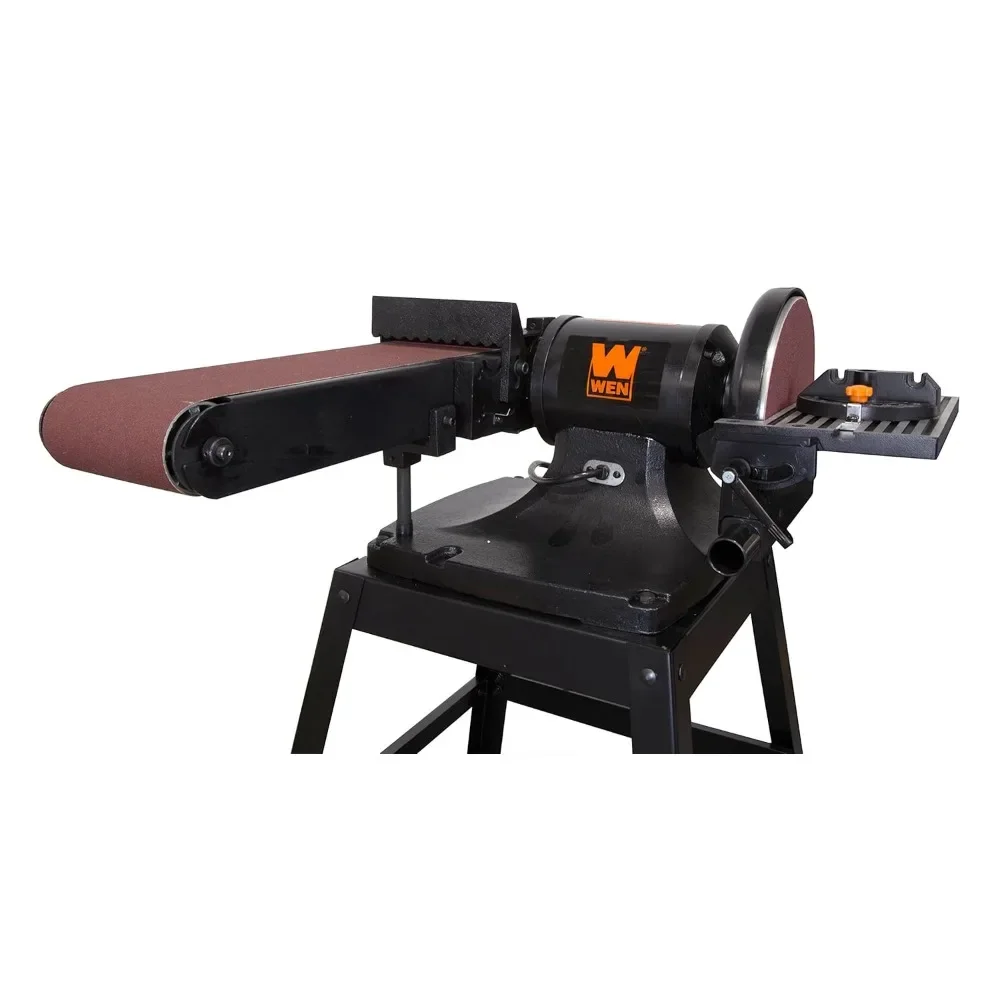 6 X 48 in. Belt and 9 in. Disc Sander with Stand Two-in-one Sanding Machine Heavy-duty Body