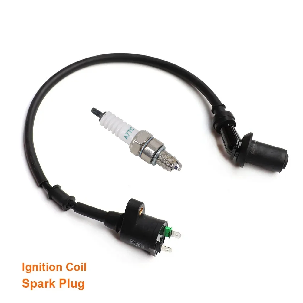 Высокопроизводительный гоночный электрод катушки зажигания, свеча зажигания для китайского 50cc 125cc 150cc Gy6, мопеда, скутера, квадроцикла, картинга Высокопроизводительный гоночный электрод катушки зажигания, свеча зажигания для китайского 50cc 125cc 150cc Gy6, мопеда, скутера, квадроцикла, картинга