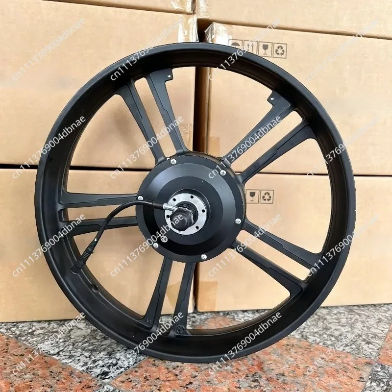 48V 750W 20 Inch Hub Motor with Sensor for Snowmobile/ATV/UTV Conversion Kit  Compatible with Waterproof Design