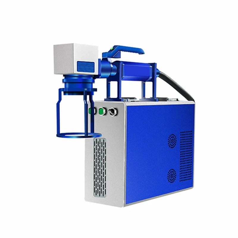 20W 30W LY Desktop Mini Fiber Laser Marking Machine  Metal Engraving Machine for PVC Plastic Stainless Steel Cartoon Package