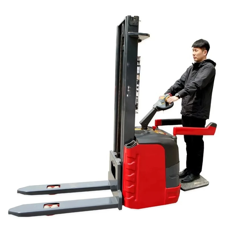 

Customized Stacker All Rough Terrain Stacker 1 ton 2 Ton Electric Pallet Stacker Forklift