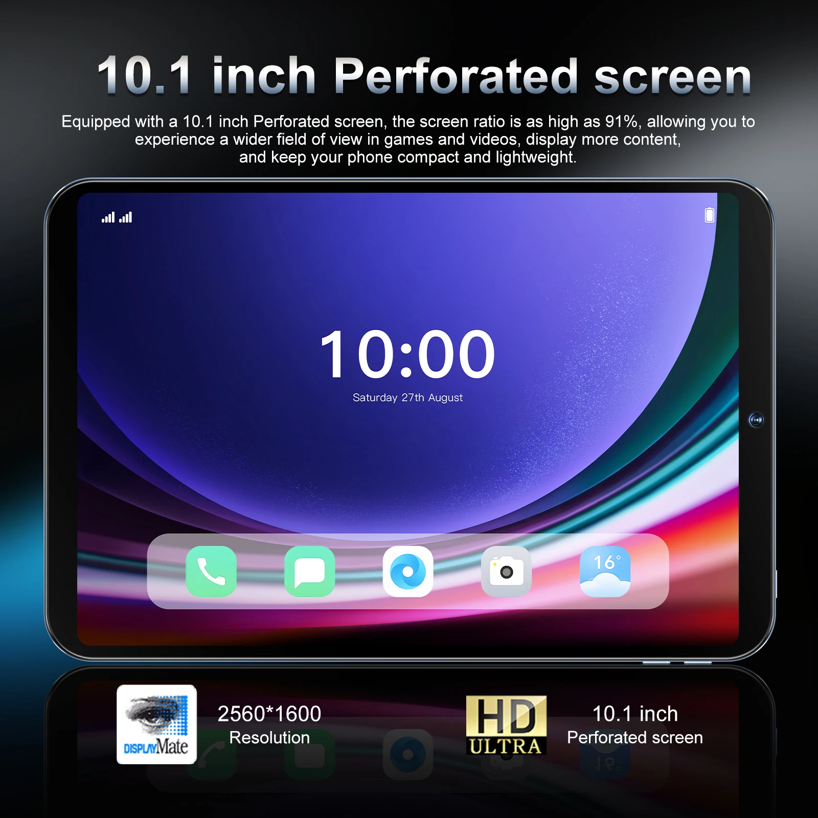 NEW 2026 Tab 26 Ultra 10.1" 5G Snapdragon 8 Gen3 22GB RAM 2TB ROM 10000mAh Long Battery Dual Camera view 3
