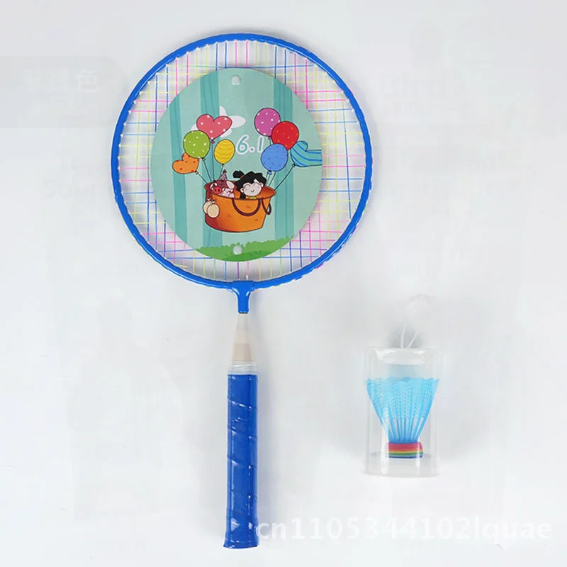 

Coco Kids Badminton Racket Set for Kindergarten Baby Primary School Students 3-5 Years Old Iron Alloy Frame Lightweight Nylon