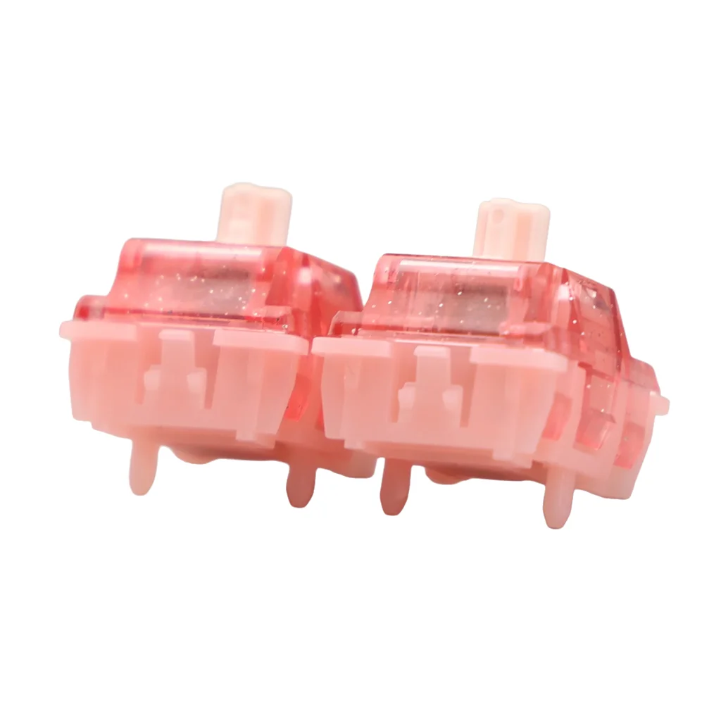 Teclado Magnético Personalizado UR Pink Ice Ultra Switch 35gf 700Gs Configuração Livre Pré-Viagem Gamer Para Wooting 60HE+ E Outros