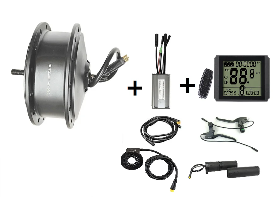 AKM-74MM 250W Hub Motor 36V  Bike Conversion Kits Front  Wheel Drive Electric Bicycle Engine Parts