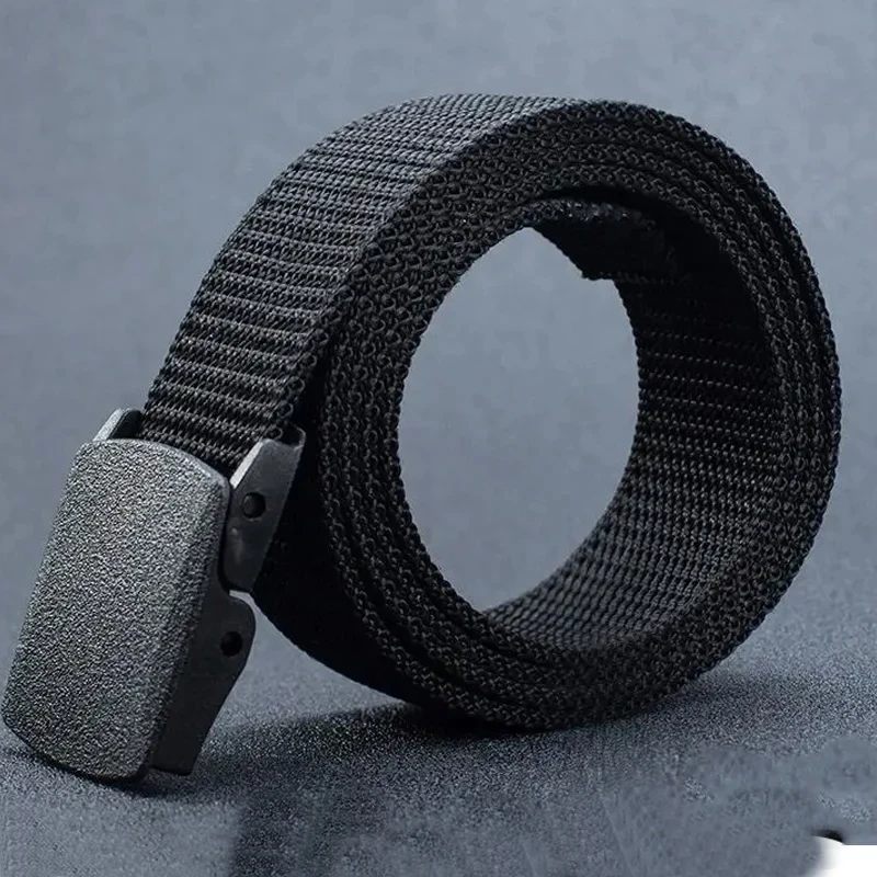 Men Military Automatic Buckle Nylon Belt Outdoor Hunting Multifunctional Tactical Canvas Belt High Quality Military Belt