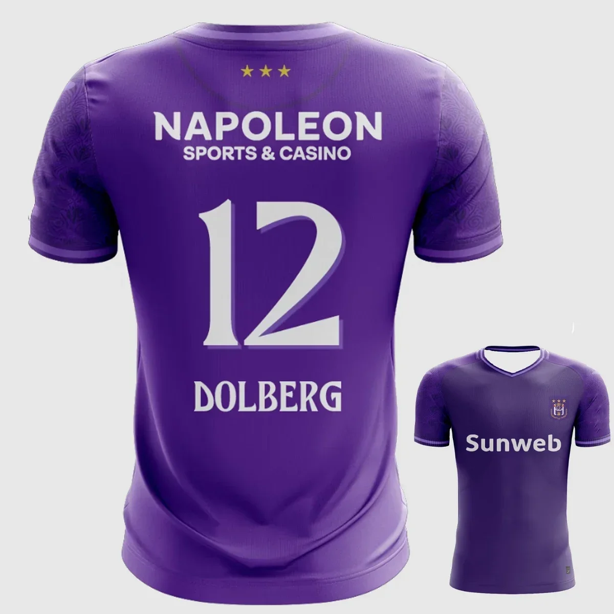 2025 Nuevo estilo de llegada RSC ANDERLECHT KAA GENT Réplica de camiseta de fútbol Camiseta deportiva transpirable Kit deportivo casual Ropa de moda
